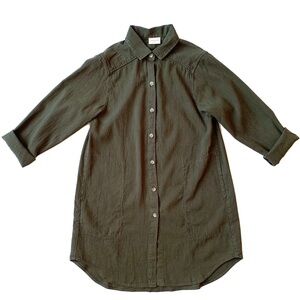 Curator SF Olive Green Button Down Workshirt - Medium